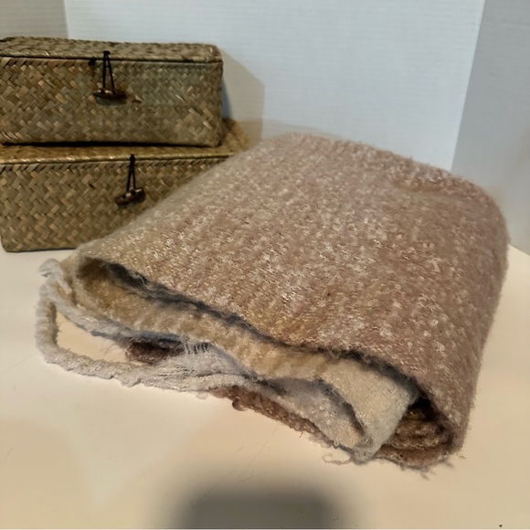 Gorgeous “Mer Sea” Scarf by Anthropologie in Pink/Mauve Ombré - Picture 3 of 6